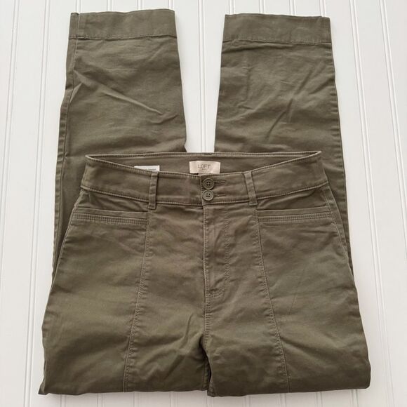 LOFT High Rise Straight Leg Pants - Size 2 - Picture 1 of 6